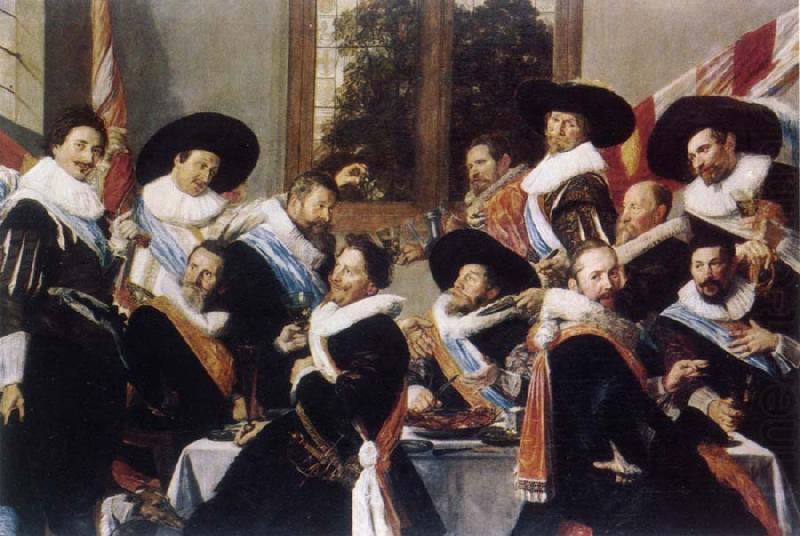 Frans Hals Festmabl of the officers of the St. Jorisdoelen in Haarlem oil painting picture